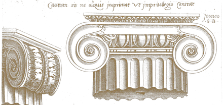 爱奥尼柱头 · Speculum Romanae Magnificentiae 铜版画